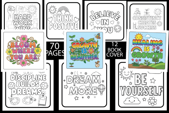 Bold Easy Inspirational Coloring Book