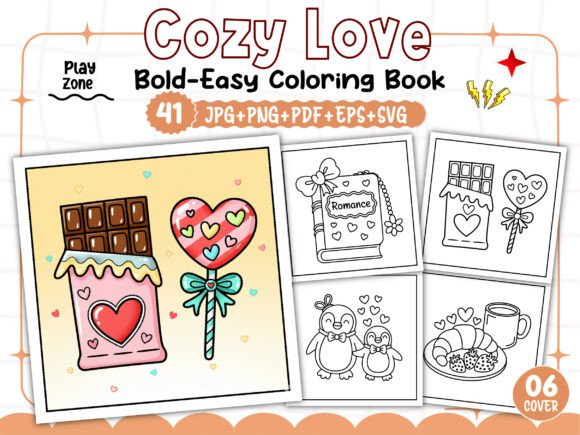 Cozy Love Bold and Easy Coloring Pages: A Practical Guide for KDP Creators and Coloring Enthusiasts