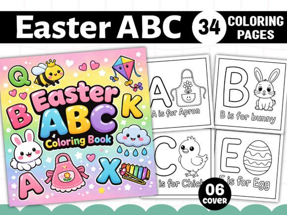 Easter ABC Coloring Book for Kids: A Practical Resource for Creators, Educators, and Small Businesses