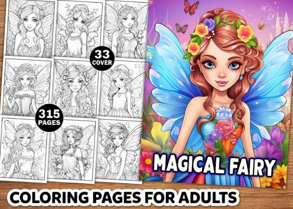 Exploring the Enchantment of Magical Fairy Coloring Pages for Adults