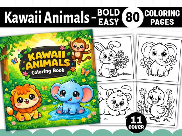 Navigating the Kawaii Animals Coloring Book for Kids: A Guide for KDP Publishers