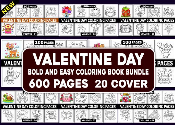New Valentine Day Coloring Book Bundle: Your Complete Guide to Creating Unique KDP Interiors