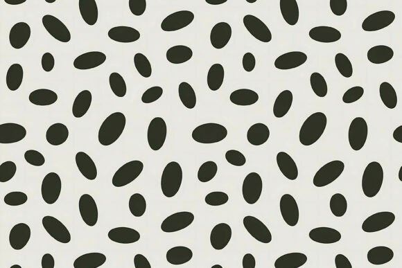 Seamless Organic Oval Dot Pattern: A Versatile Design for Modern Interiors and Textiles