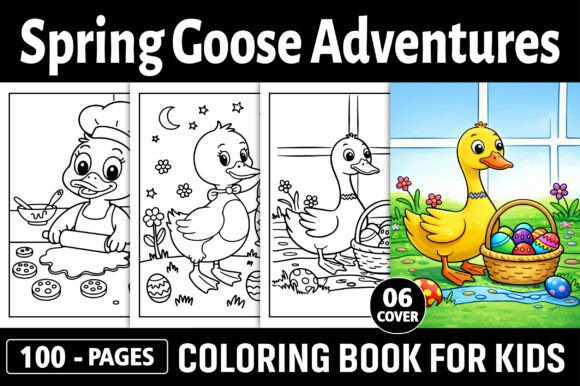 Spring Goose Adventures Coloring Pages: A Strategic Asset for KDP Creators and Self-Publishers
