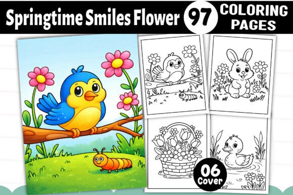 Springtime Smiles Flower Coloring Book: A Strategic Tool for KDP Publishers and Creatives