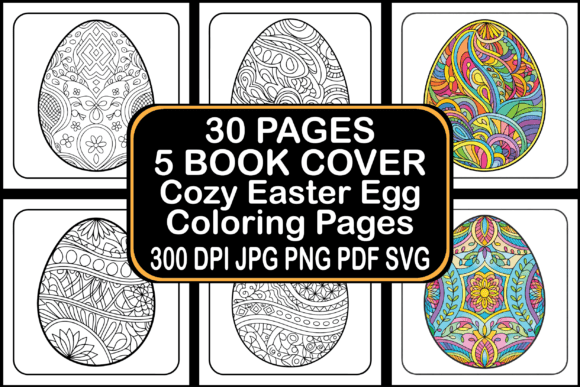 The Art of Cozy Easter Egg Coloring Pages: A Creative Escape for Adults