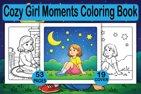 The Cozy Girl Moments Coloring Book: A Complete Guide to Creative Relaxation and KDP Success
