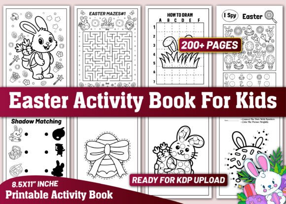 The Ultimate Easter Activity Book for Kids: Creative Screen-Free Fun for Ages 4 to 8