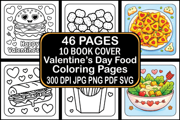Valentine’s Day Food Coloring Pages: A Creative Resource for Artists and Entrepreneurs